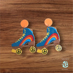 Retro Roller Skates Earrings