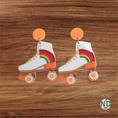 Retro Roller Skates Earrings