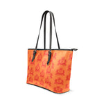 Rosalia's Treasures Tote Sherbert Leather Tote Bag/Small (Model 1640)