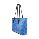 Rosalia's Treasures Tote BlueDream Leather Tote Bag/Small (Model 1640)