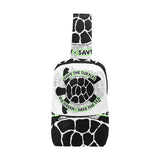 SAVE THE TURTLE DESIGN2 Chest Bag (Model 1678)