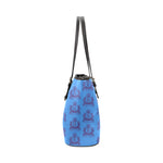 Rosalia's Treasures Tote BlueDream Leather Tote Bag/Small (Model 1640)