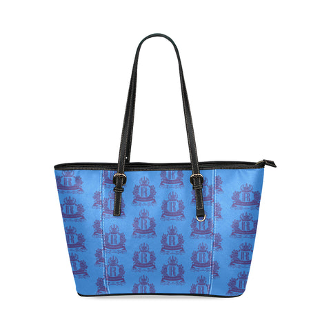 Rosalia's Treasures Tote BlueDream Leather Tote Bag/Small (Model 1640)