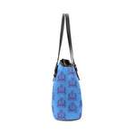 Rosalia's Treasures Tote BlueDream Leather Tote Bag/Small (Model 1640)