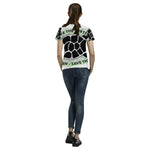 SAVE THE TURTLE DESIGN2 All Over Print T-Shirt for Women (USA Size) (Model T40)