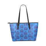 Rosalia's Treasures Tote BlueDream Leather Tote Bag/Small (Model 1640)