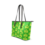 Rosalia's Treasures Tote LimeAde Leather Tote Bag/Small (Model 1640)