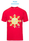 Blazing Love: The Sun and Sampaguita Flowers Tee