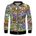 3d Psychedelic Men's Zipper Jacket