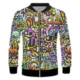 3d Psychedelic Men's Zipper Jacket