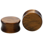 Two-pc set Stone Ear Plugs Gauges Earrings