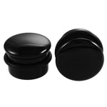 Two-pc set Stone Ear Plugs Gauges Earrings